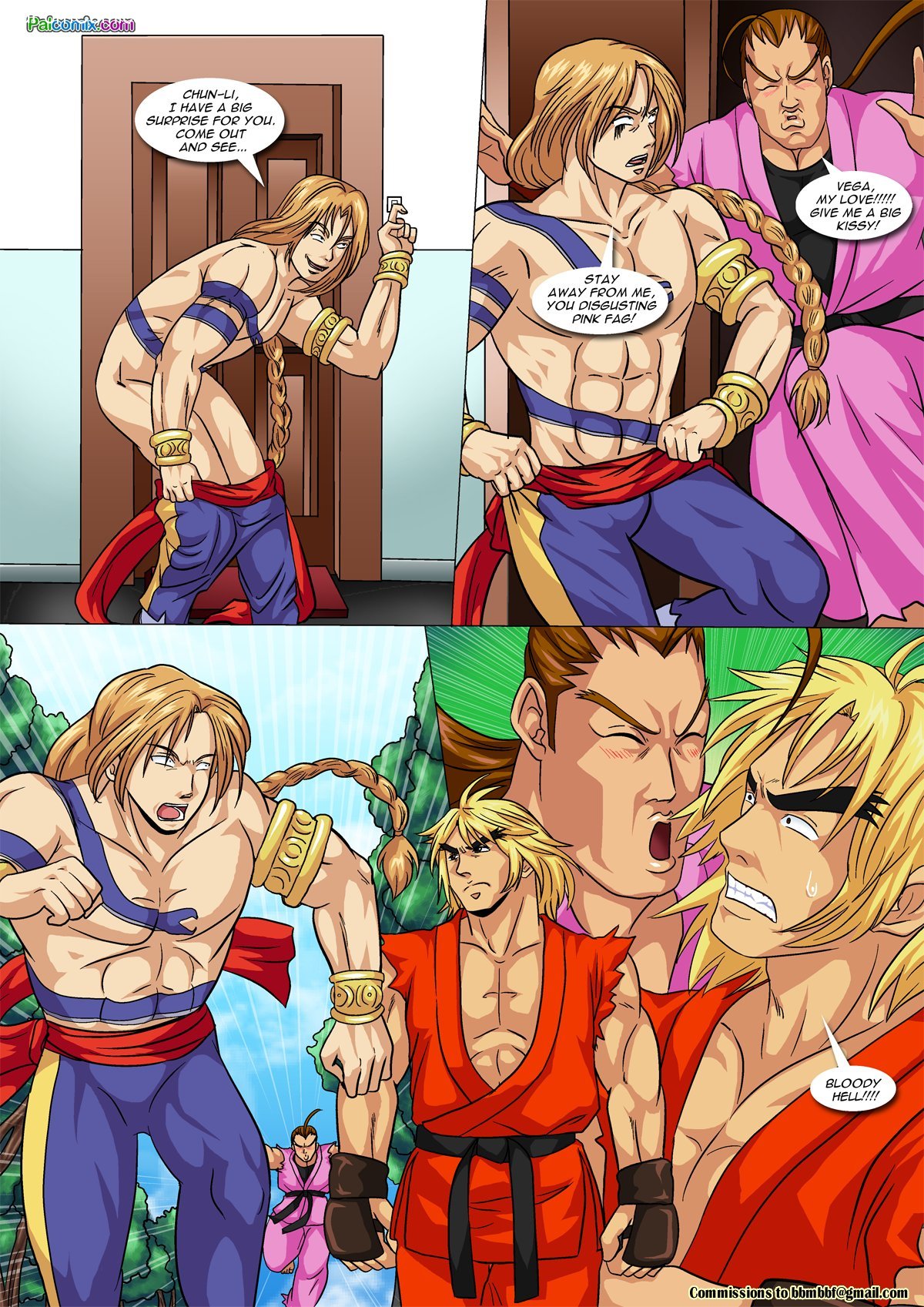 Gay street fighter porn
